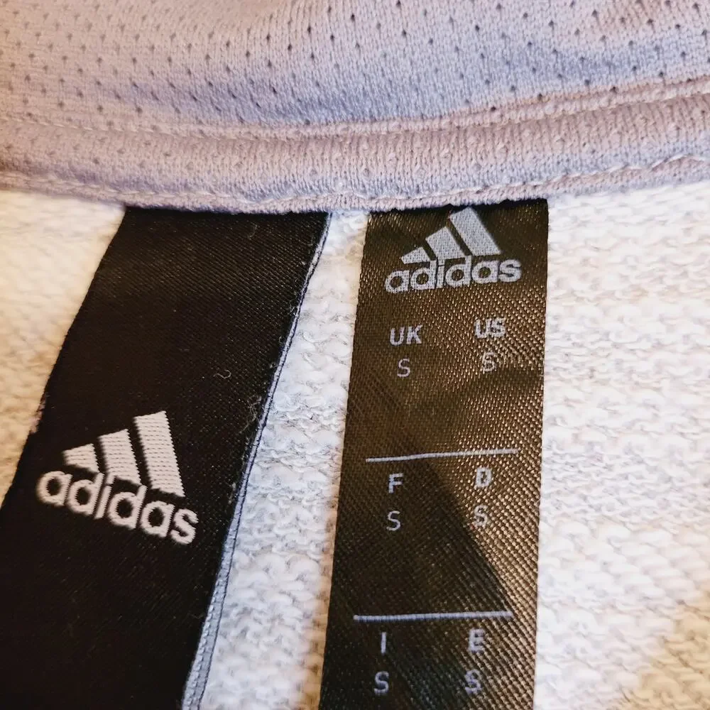 Adidas grey Post Game LTE long sleeved pull over hoodie size small